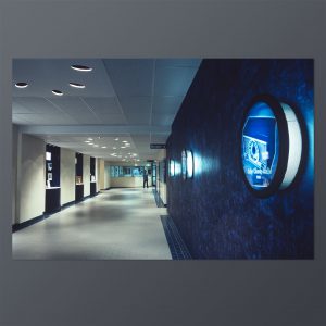 Nortel: Conceptualization project for production facility / completed entrance corridor refresh