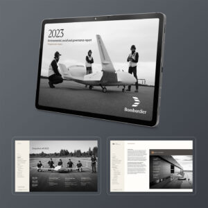 Bombardier: 2023 ESG report / interactive PDF (English edition)