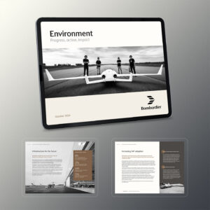 Bombardier: 2024 Environment brochure / interactive PDF (English edition)
