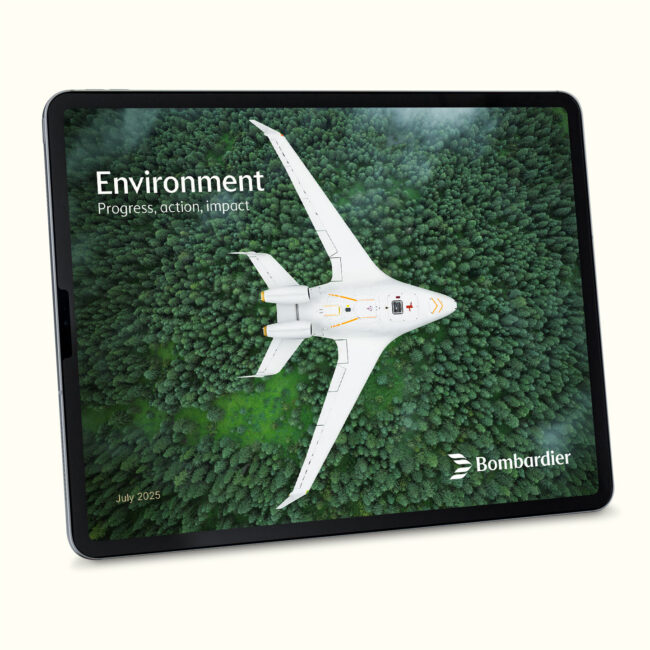 Bombardier: 2025 Environment brochure / interactive PDF (English edition)