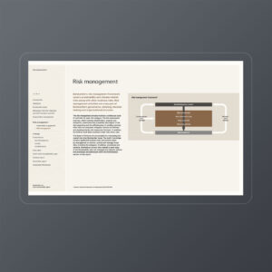 Bombardier: 2025 Sustainability Report / interactive PDF (English edition – Risk management page)